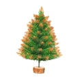 thumbnail image 2 of Mini árbol de Navidad artificial, decoración navideña, pequeño regalo decorativo para el hogar y el dormitorio. 45 cm, 2 of 9