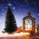 thumbnail image 5 of Desktop Miniature Pine Tree Decoración de árboles de Navidad artificiales para vacaciones de Navidad, 5 of 5