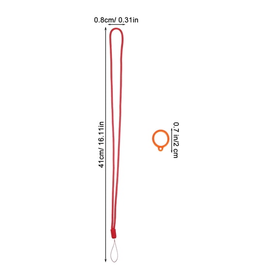 ETHZZLE 8-Piece Nylon Anti-Lost Pen Cord Lanyards Set for Students Daily Use and School Supplies