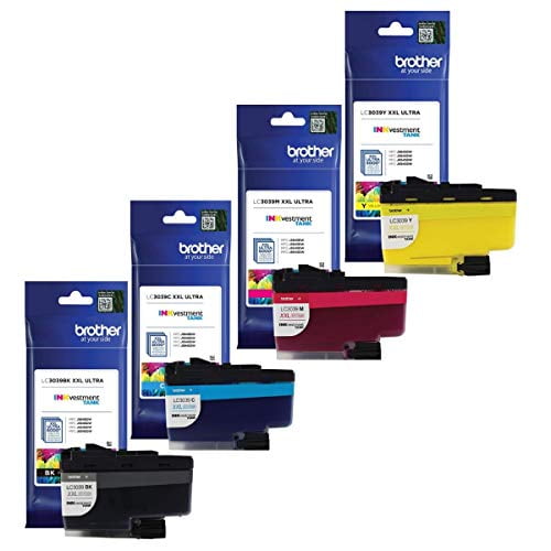 Brother Lc3039 Bk C M Y Ultra High Yield Ink 4 Pack Includes 1 Lc3039bk 1 Lc3039c 1 Lc3039m 1 Lc3039y Walmart Com Walmart Com
