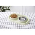 thumbnail image 5 of Mxcell Cuencos Dobles Para Comida Para Perros Y Gatos Cuencos Para Mascotas De Acero Inoxidable Cuencos De Agua Para Perros Con Estación De Pp Antiderrames Y Antideslizante Alimentador De Agua Para Ga, 5 of 5