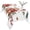 White, variant on Christmas Gingerbread Table Cloth Waterproof Tablecloths, Winter Xmas Balls Candy Pine Leaf Tablecloth Dining Table Cover for Kitchen Party Tabletop Outdoor, Square Tablecloth 60x60 Inch