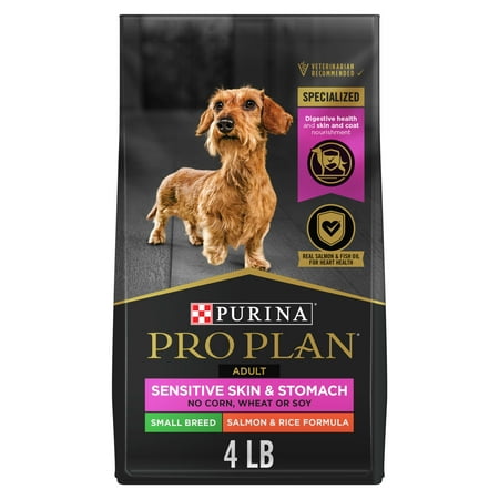 Purina Pro Plan Sensitive Skin and Stomach Adult Dog Food Small Breed Salmon and Rice Formula