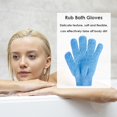 thumbnail image 3 of Guante exfoliante de baño para ducha esponja de masaje corporal esponja Ehuebsd de lavado de la piel hidratante espuma de SPA, 3 of 4