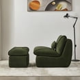 thumbnail image 3 of Compressed Lounge Chair with Ottoman, Modern Sofa for Small Spaces, Comfortable Upholstered Sofa for Living Room, Bedroom, or Studio, 3 of 9