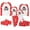 Red, variant on Christmas Pajamas for Family Family Matching Christmas Pajamas Set Holiday Santa Claus Sleepwear Xmas Pjs Set Matching Family Christmas Pajamas Christmas Pajamas Cheap