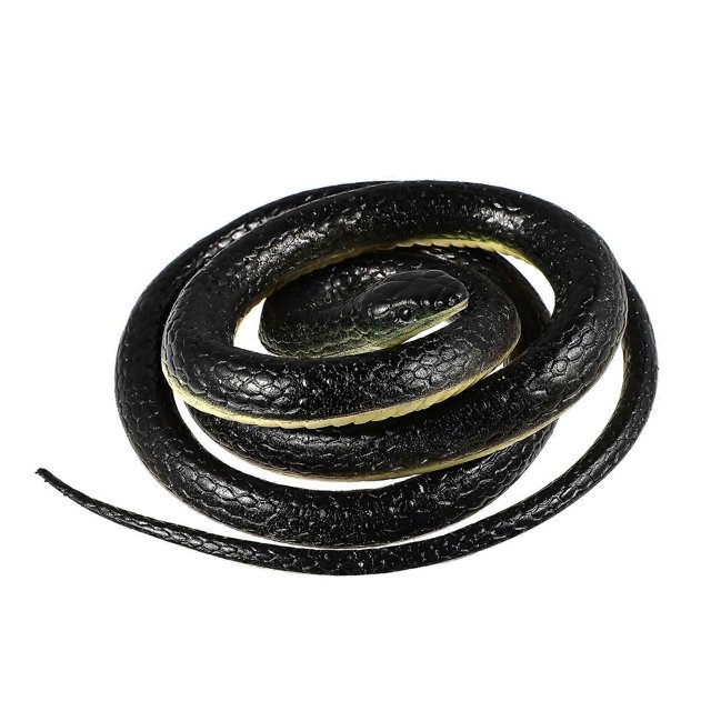 ledmomo 133cm Highly Simulated Snake Creepy Scary Snake Toy Prank Toy for Kids Halloween Party