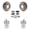 thumbnail image 1 of Transit Auto Rear Disc Brake Caliper Rotors and Semi-Metallic Pads Kit for Car Hyundai Tiburon KC8-100503P, 1 of 11