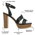 thumbnail image 2 of Journee Collection Womens Mandilyn Tru Comfort Foam High Heel Platform Sandals, 2 of 6