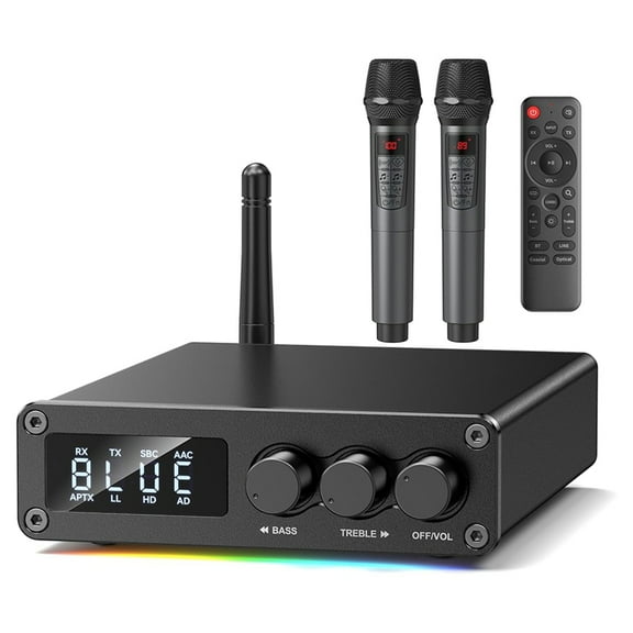 Bluetooth 5.2 Transmitter Receiver for TV, Home Stereo, BT Headset,Low Latency HD Bluetooth Audio Decoder Adapter