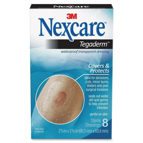 3M Nexcare Tegaderm Dressing, 2.375"X2.75", 8 Count