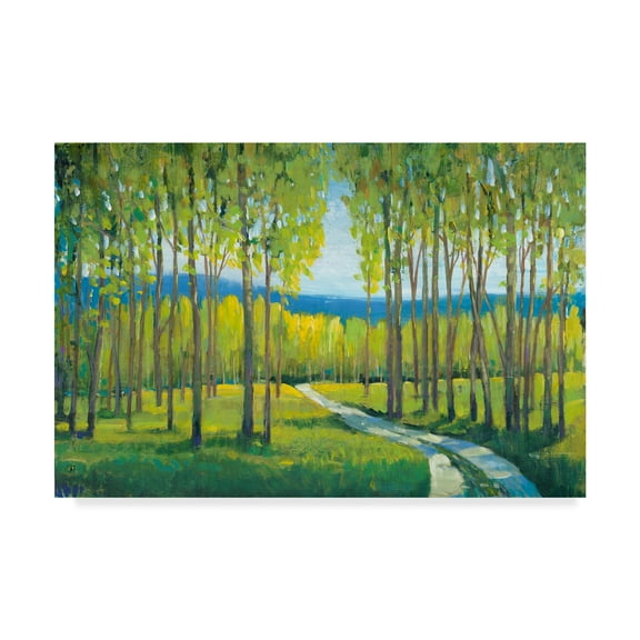 Trademark Fine Art 'Morning Stroll I' Canvas Art by Tim OToole