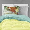 thumbnail image 2 of Carolines Treasures JMK1134PILLOWCASE Red Parrot at Lulus Fabric Standard Pillowcase Standard multicolor, 2 of 2