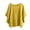 Yellow, variant on Timegard Womens Plus Size Tops Scoop Neck Drop Shoulder Solid Color Loose Casual Tops Summer Fashion
