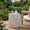 White, variant on Christopher Knight Home 15.3” Tree Stump Side Table, MGO Accent Table with Realistic Wood Texture, Light Brown