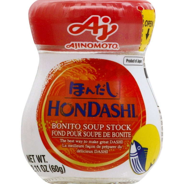 4 pack) Ajinomoto Hondashi Dry Bonito Broth Soup Stock 2.11 oz