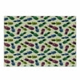 thumbnail image 1 of Indie Cutting Board, Retro 80s Summer Pattern Tropical Fruit Pineapple Vintage Glasses in Vibrant Colors, Decorative Tempered Glass Cutting and Serving Board, Small Size, Multicolor, by Ambesonne, 1 of 1