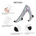 thumbnail image 5 of Pofeuu Strawberry And Flowers Print Compression Socks for Women & Men Circulation - Best Support for Nurses,Running,Athletic,Sports, 5 of 7