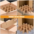 thumbnail image 2 of SHISUYAN 2 Sets Cardboard Box Dividers Cardboard Packing Box Dividers Glass Dish Cardboard Dividers, 2 of 9