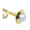 thumbnail image 2 of Trumpet Mute , Aluminum Trumpet Practice Mute, 2 of 5
