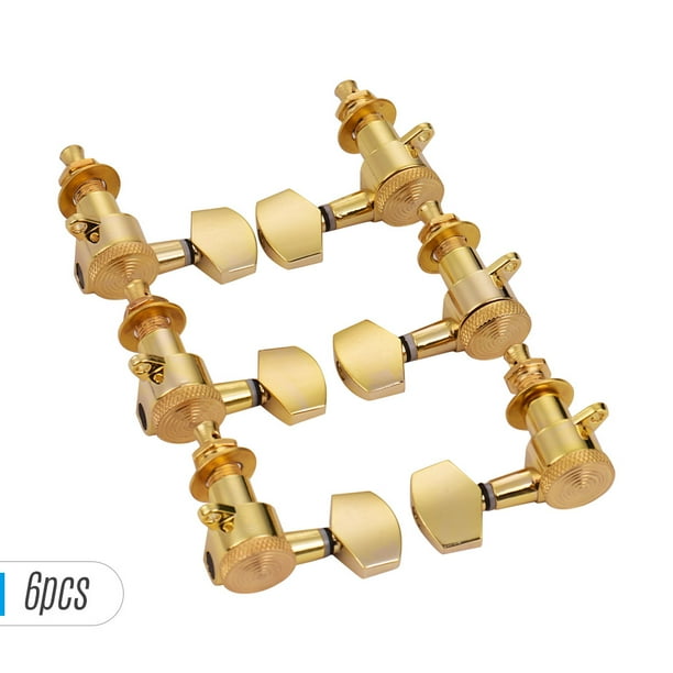 Pack of 6 Guitar String Tuning Pegs Locking Tuners Machine Heads Knobs