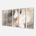 thumbnail image 2 of Designart - Pivoine Abstraite Grise - Toile Moderne Enveloppée de Rose, 2 of 2