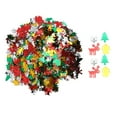 thumbnail image 3 of Confeti navideño plano decoraciones navideñas mano de obra atractiva y sofisticada para hacer tarjetas invitaciones a fiestas bolsas de regalo embalaje de regalo ANGGREK Otros, 3 of 8