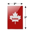 thumbnail image 3 of Canada Maple Leaf Home Country Solid Red Officially Licensed Rectangle Acrylic Fridge Refrigerator Magnet, 3 of 4
