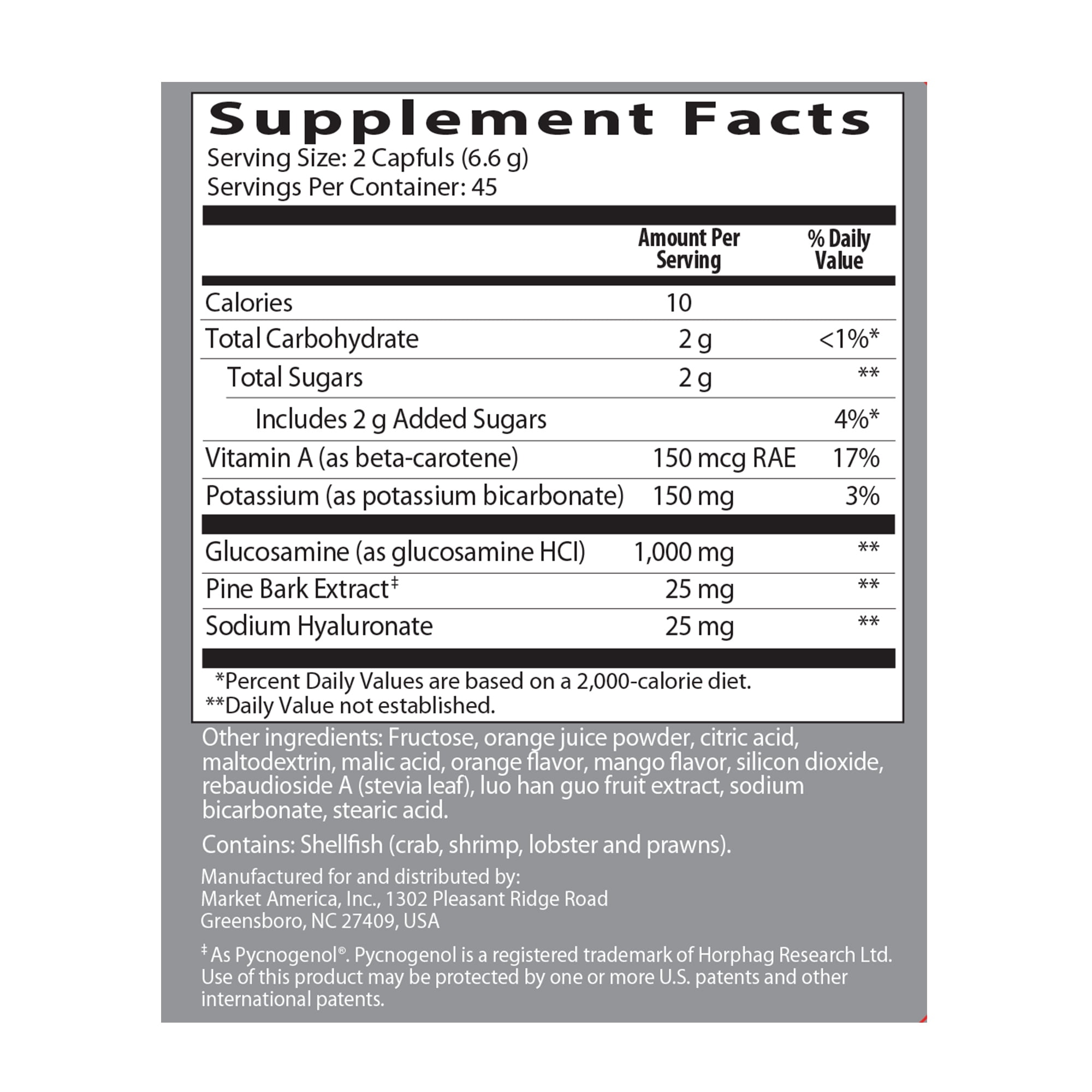 Prime Joint Support Formula - Glucosamine, Hyaluronic Acid, Pycnogenol, and Omega XL - Advanced Joint Health Supplement for Flexibility, Comfort, and Mobility - 45 Servings