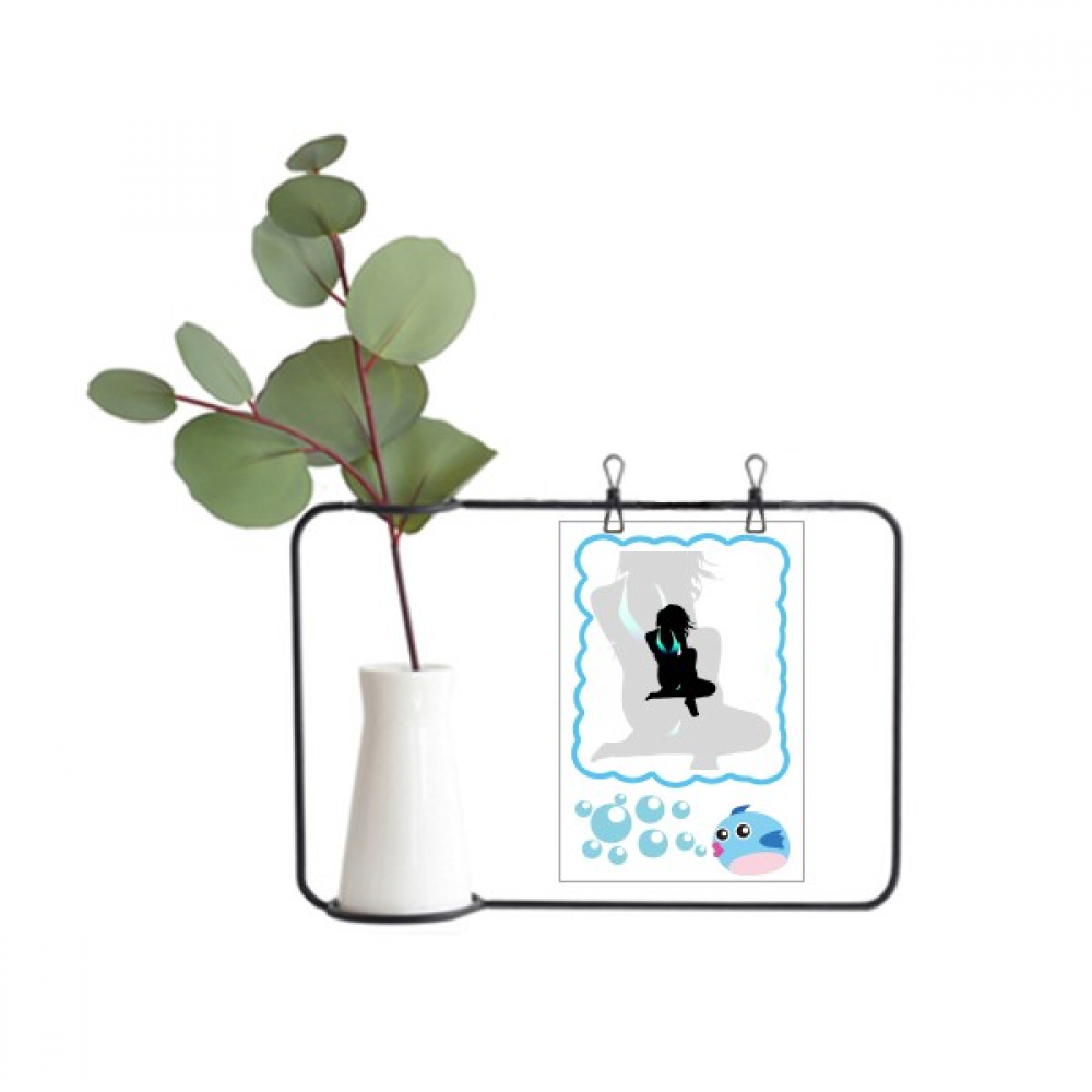 Hot Bikini Beauty Woman Gal Transparent Glass Hanging Vases Decoration