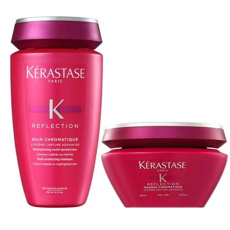 Kerastase Reflection Bain Chromatique 8.5 Oz & Mas que Chromatique 6.8 Oz Each