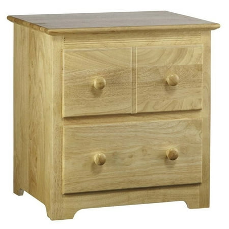 - Leo & Lacey 2 Drawer Nightstand in Natural