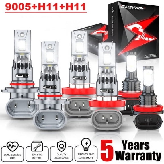 For Subaru Legacy 2015-2018 - 6000K LED Headlights   Fog Lights Bulbs Combo 6pc