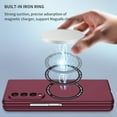 thumbnail image 6 of Magnetic Phone Case for Samsung Galaxy Z Fold3 5G Compatible with Magsafe, Military-Grade Shockproof Case with Built-in Magnet Circle for Samsung Galaxy Z Fold 3, MS Claret, 6 of 16