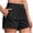 Black, variant on Vivianyo HD Women's Drawstring Waist Casual Lounge Shorts, Daily Relaxed Fit Athletic Sweat Shorts for Women, With Side Pockets, Women's Black, Sizes XS-XL