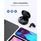 thumbnail image 5 of Auriculares in-ear gamer inalámbricos Compatibles HTC True Wireless Earbuds negro con luz LED, 5 of 7