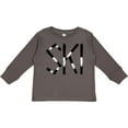 thumbnail image 3 of Inktastic Ski Rough Text Boys Long Sleeve Toddler T-Shirt, 3 of 5