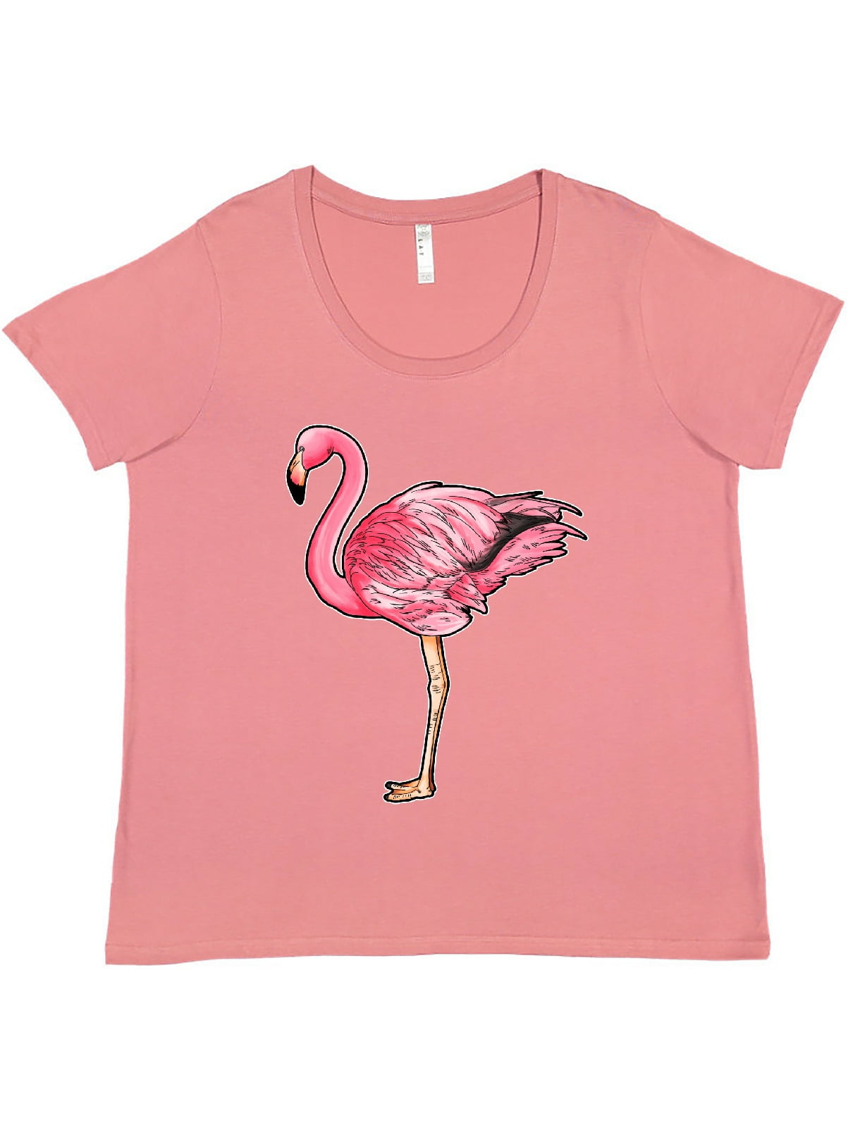 Plus Size T-Shirt Female Mauve 3X 