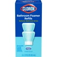 thumbnail image 2 of Clorox Bathroom Foamer Refills Bleach-Free Cleaner, Fresh Scent, 1.13 fl oz, 2 Pack, 2 of 11