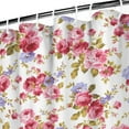 thumbnail image 4 of Waterproof Pioneer Shower Curtain 72x84 Inch Polyester Unique Cute Floral Shower Curtain for Bathroom Hotel Home Decor with 12 Plastic Hooks, 4 of 5