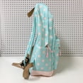 thumbnail image 5 of Women Nylon Polka Dot Cute Playful Bookpack Large Capacity Students Bookbags Multiple Pockets Travel Daypack Bag for Commute (Green), 5 of 15