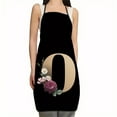thumbnail image 1 of Apron Flower Letter Pattern Kitchen Fouling Apron Letter Print Series Apron, 1 of 1