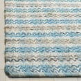 thumbnail image 2 of SAFAVIEH Montauk Candelario Striped Cotton Runner Rug, Aqua/Multi, 2'3" x 8', 2 of 5