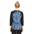 thumbnail image 2 of DARESAY Tie Dye Style Long Sleeve T-Shirt Men Women - Fun, Multi Color Tops, 2 of 7