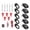 White Light, variant on Hxlamzoo 5 Pcs Roof Mouse Light Roof Marker Lights LED Roof Lamps Light Cab Marker Light Car Lighting Device Roof Tops Lamp Running Light