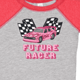 thumbnail image 4 of Inktastic Pink Future Racer Boys or Girls Baby Bodysuit, 4 of 5