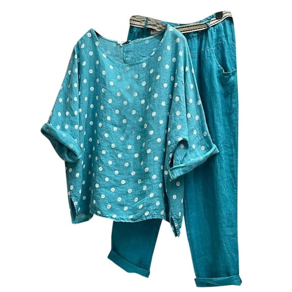 Womens Pant Suit Long Sleeve Daily Casual Solid Shirt Tops Pockets Shirt Trousers Set Two Piece Sets for Women