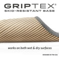 thumbnail image 6 of Microdry CoreTex Memory Foam Bath Mat with GripTex Base, 21"x34", Charcoal, 6 of 7