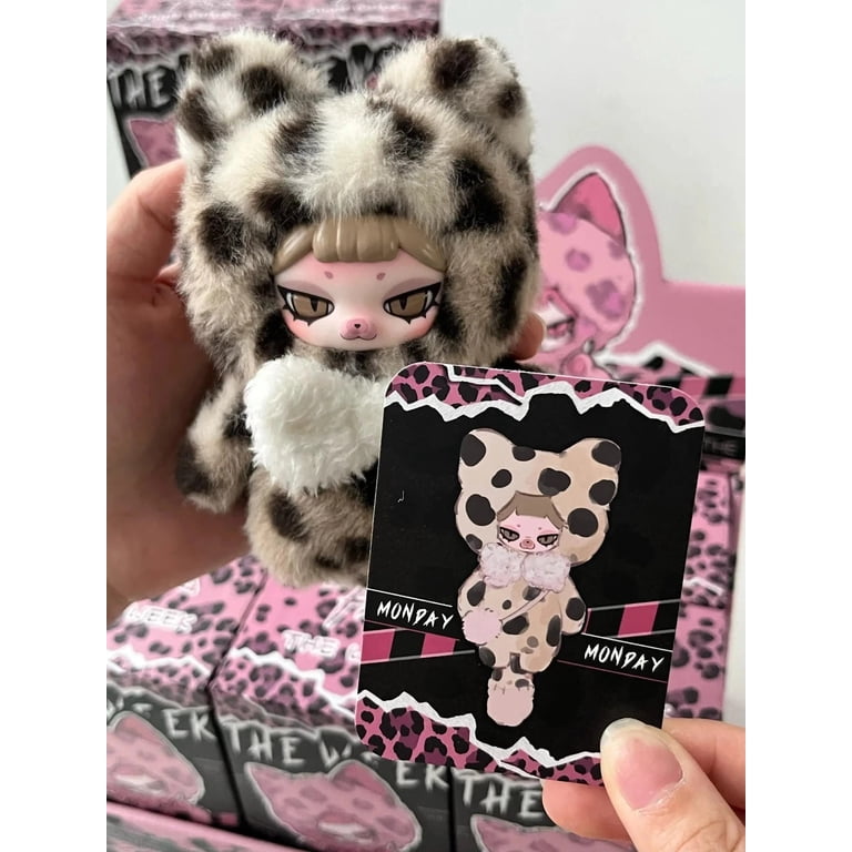 PIKU The Week Series Blind Box Plush Keychain Mystery Box – Anime
