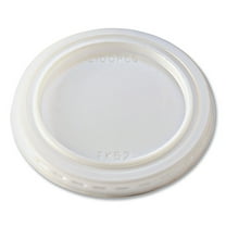 Fabri-Kal 000000000009500520 Portion Cup Lids, Fits 1 oz Squat Portion Cups - Clear (125/Sleeve, 20 Sleeves/Carton)